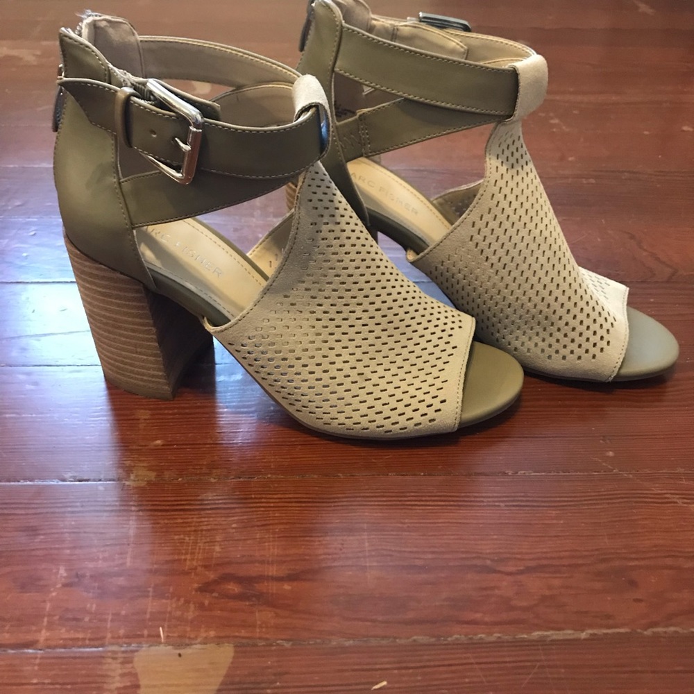 Open toe ankle boot